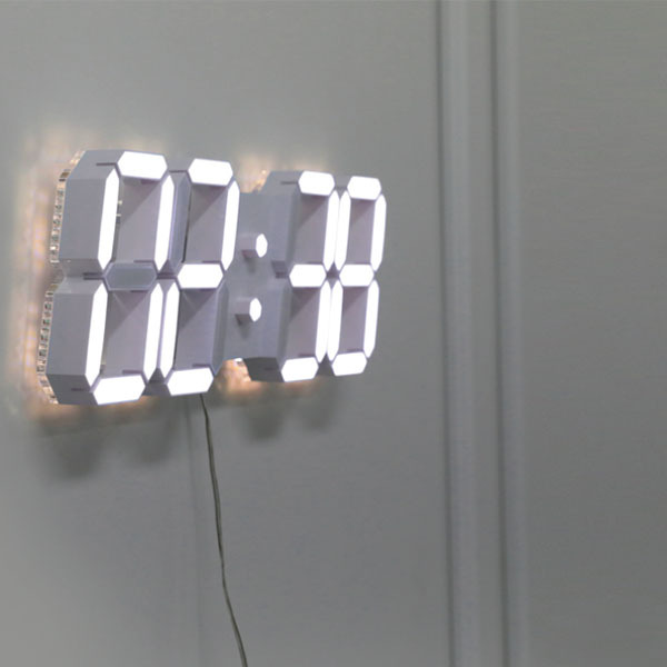 3세대 플루티드 LED 벽시계 6.6m